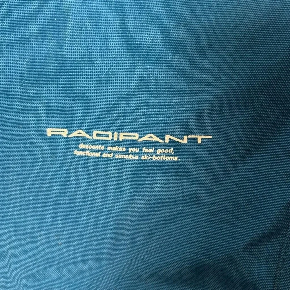 Vintage Descente Snow Pants Mens 34 Blue Ski Radipant Entrant SC Japan 90s - Picture 13 of 16